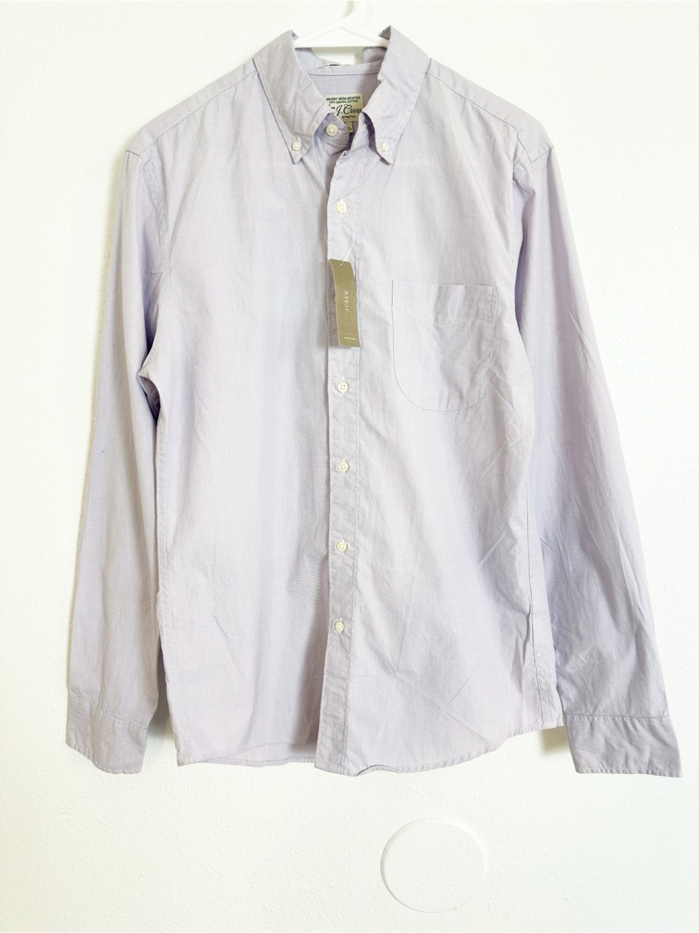 J.Crew Men's Slim Stretch Secret Wash Organic Cotton Shirt